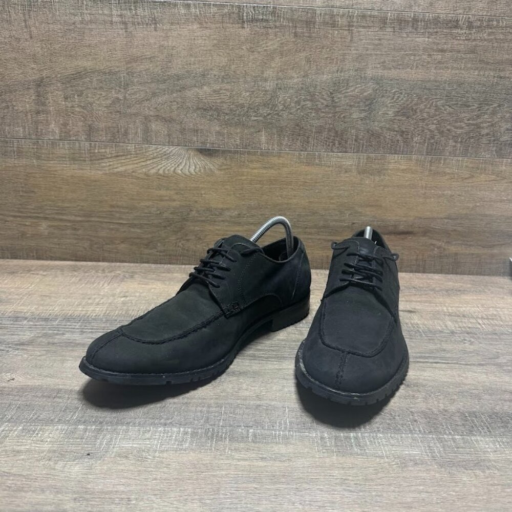 Cole Haan Waterproof Black Suede Oxford Shoes Men's Size 10.5